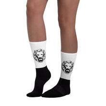 Load image into Gallery viewer, Black NFA Lion Top Foot Socks