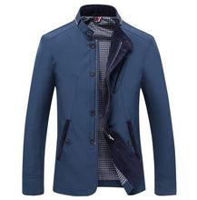 Load image into Gallery viewer, Slim Fit Thin Stand Button Casual Jacket