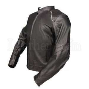 Black Jacket Biker Leather Jacket