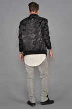 Load image into Gallery viewer, Tonal Fatigue Bomber Jacket (Burgundy)