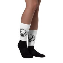 Load image into Gallery viewer, Black NFA Lion Top Foot Socks