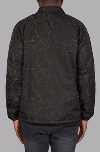 Fault Line Coaches Jacket (Black/Olive)