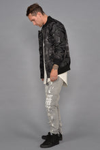 Load image into Gallery viewer, Tonal Fatigue Bomber Jacket (Black)