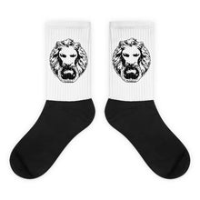 Load image into Gallery viewer, Black NFA Lion Top Foot Socks