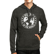 Load image into Gallery viewer, World Best Dad Dark Gray Unisex Hoodie Funny