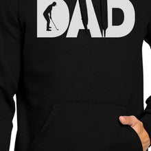 Load image into Gallery viewer, Dad Golf Unisex Black Hoodie Funny Design Graphic