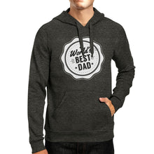 Load image into Gallery viewer, World&#39;s Best Dad Unisex Dark Grey Hoodie Perfect